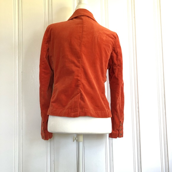 Petite sophisticate orange blazer - Picture 3 of 3